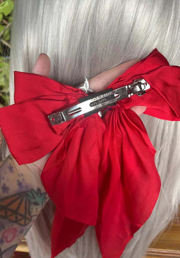 Screechers Of The Night [Red] | HAIR BOW - Image 5