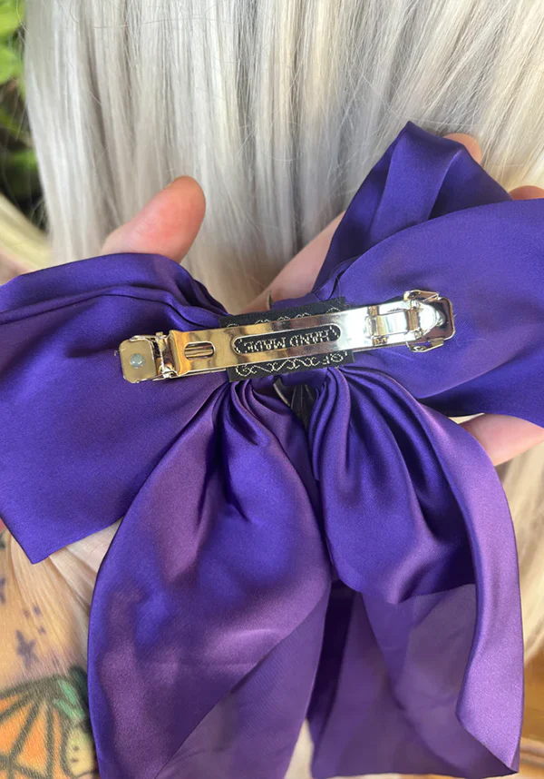 Screechers Of The Night [Purple] | HAIR BOW - Image 4