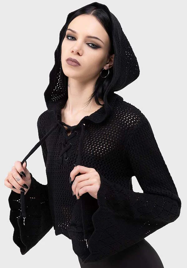 Shadow Witch | HOODED KNIT SWEATER