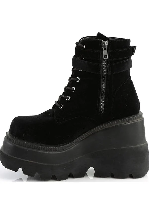 SHAKER-52 [Black Velvet] | PLATFORM BOOTS [PREORDER] - Image 3