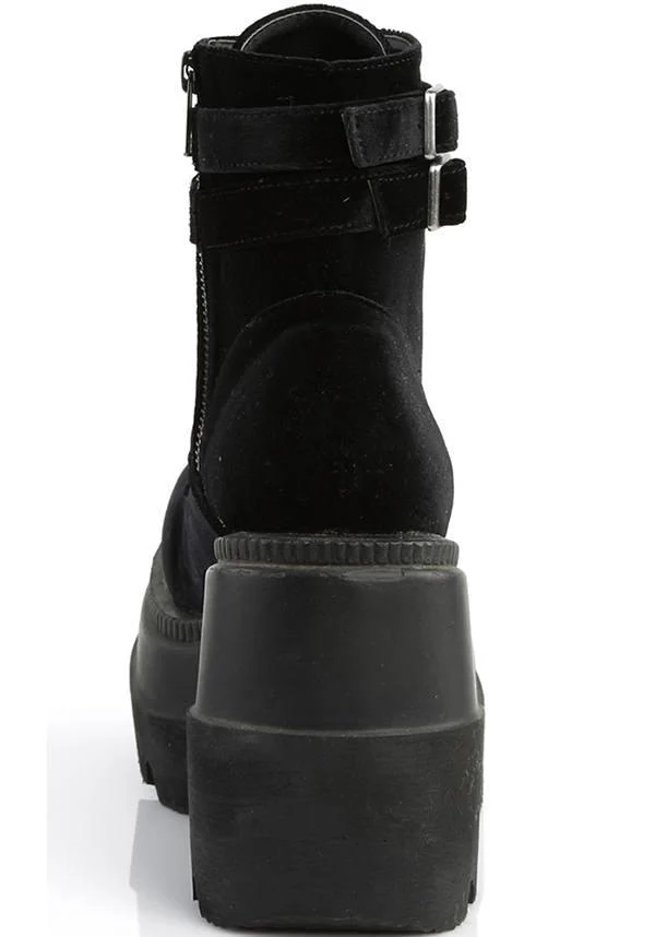 SHAKER-52 [Black Velvet] | PLATFORM BOOTS [PREORDER] - Image 4