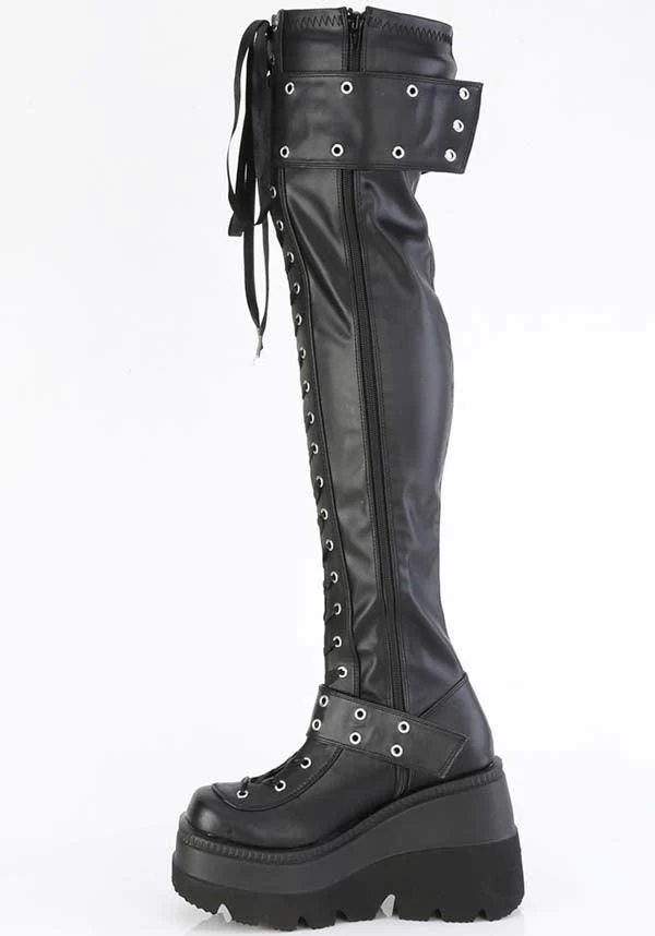 SHAKER-325 [Black] | PLATFORM BOOTS [PREORDER] - Image 3