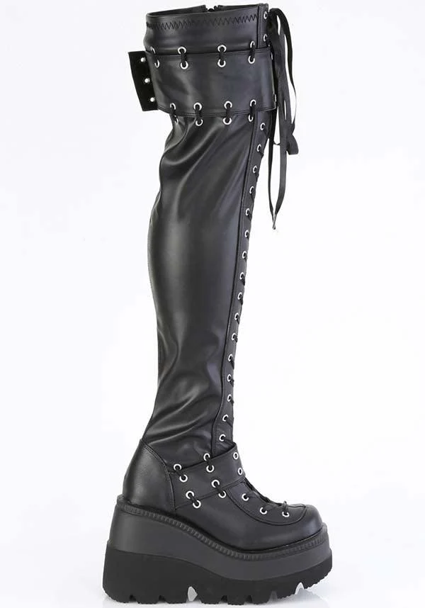 SHAKER-325 [Black] | PLATFORM BOOTS [PREORDER] - Image 5