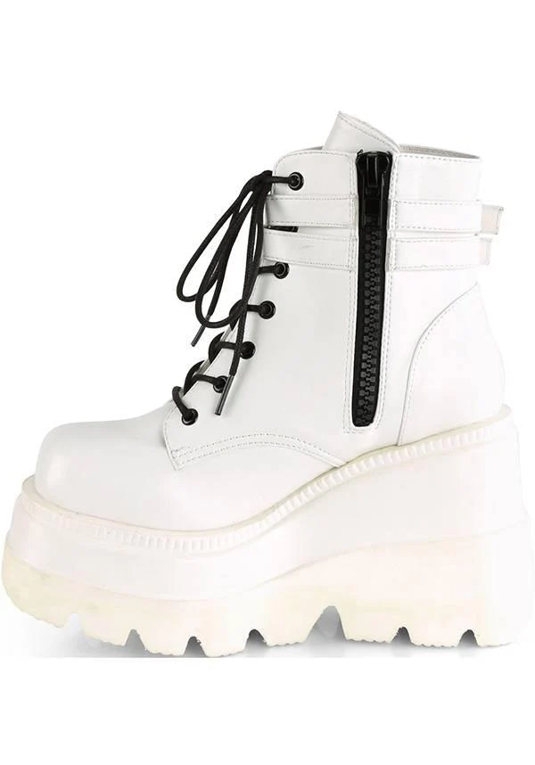 SHAKER-52 [White] | PLATFORM BOOTS [PREORDER] - Image 3