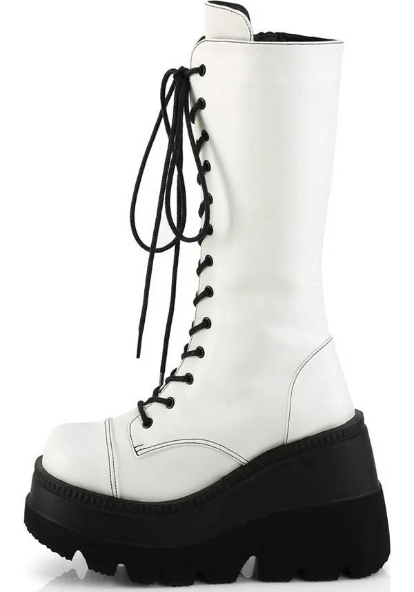 SHAKER-72 [White] | PLATFORM BOOTS [PREORDER] - Image 3