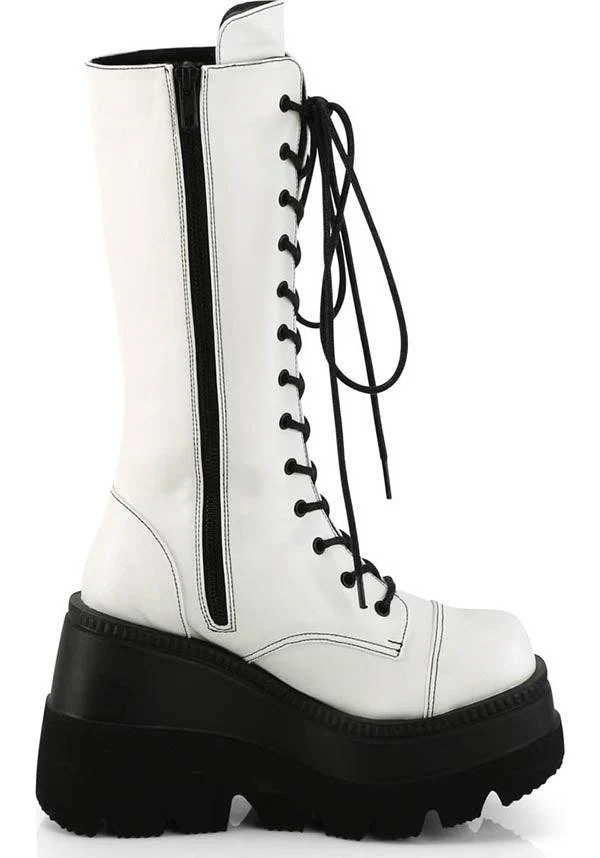 SHAKER-72 [White] | PLATFORM BOOTS [PREORDER] - Image 5