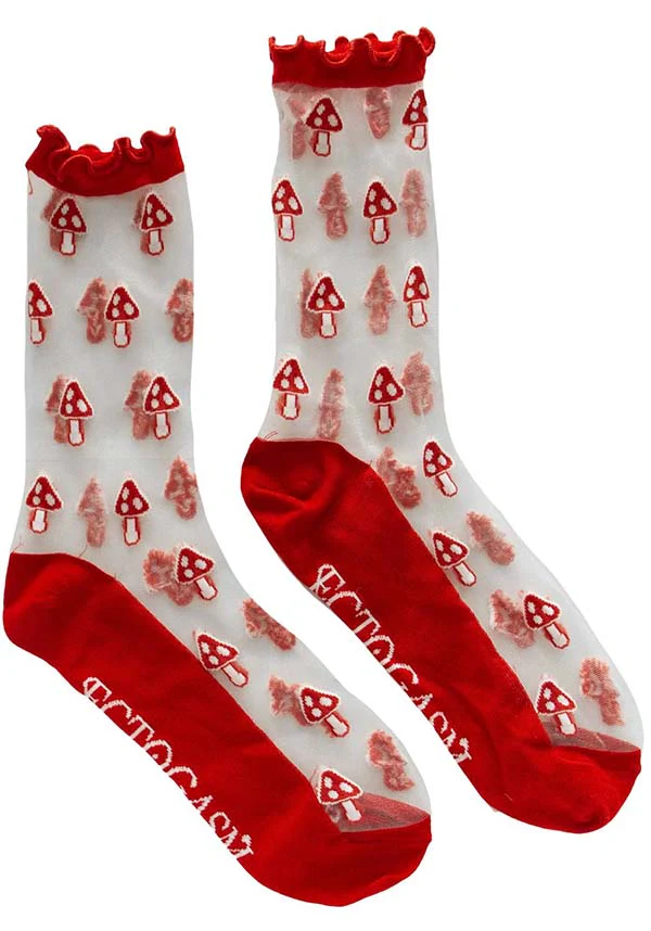 Sheer Mushroom | SOCKS - Image 2