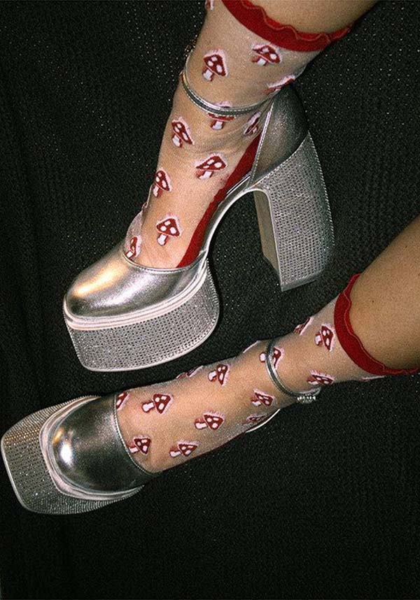 Sheer Mushroom | SOCKS - Image 3