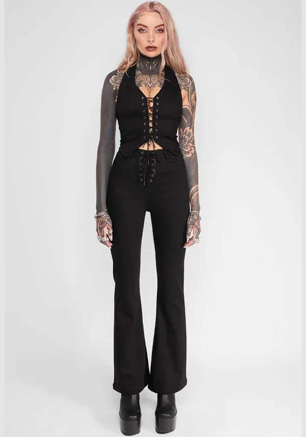 Sienna | LACE UP FLARES - Image 2