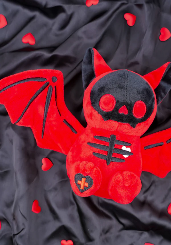 Skele Koumori-Chan [Black/Red] | BAT PLUSH - Image 2
