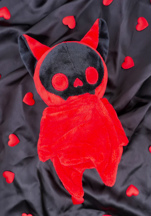 Skele Koumori-Chan [Black/Red] | BAT PLUSH - Image 3