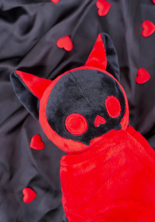 Skele Koumori-Chan [Black/Red] | BAT PLUSH - Image 4