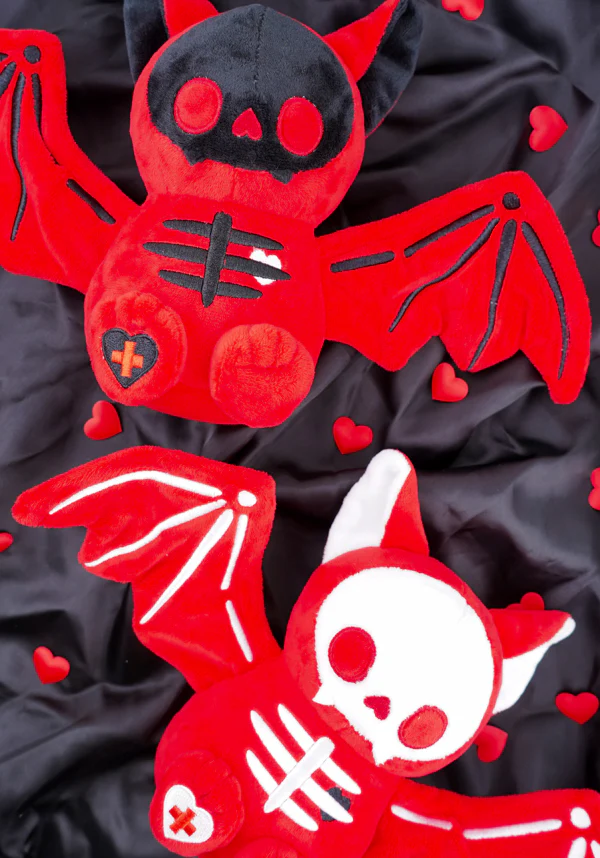 Skele Koumori-Chan [Black/Red] | BAT PLUSH - Image 5