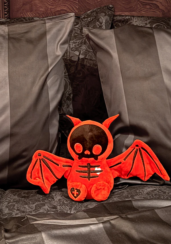 Skele Koumori-Chan [Black/Red] | BAT PLUSH - Image 6