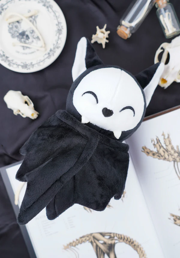 Skele Koumori-Chan [Black/White] | BAT PLUSH [CHASE VERSION AVAILABLE] - Image 6