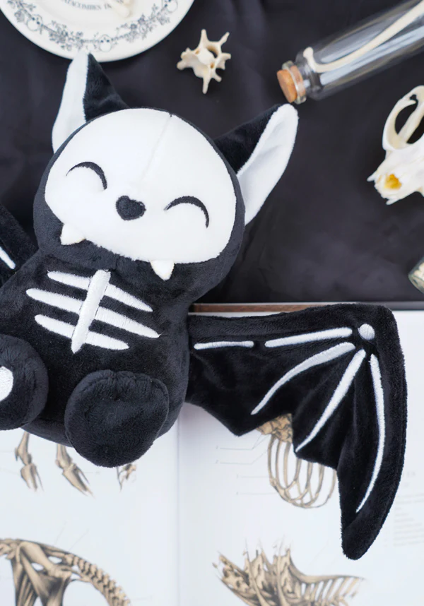 Skele Koumori-Chan [Black/White] | BAT PLUSH [CHASE VERSION AVAILABLE] - Image 8