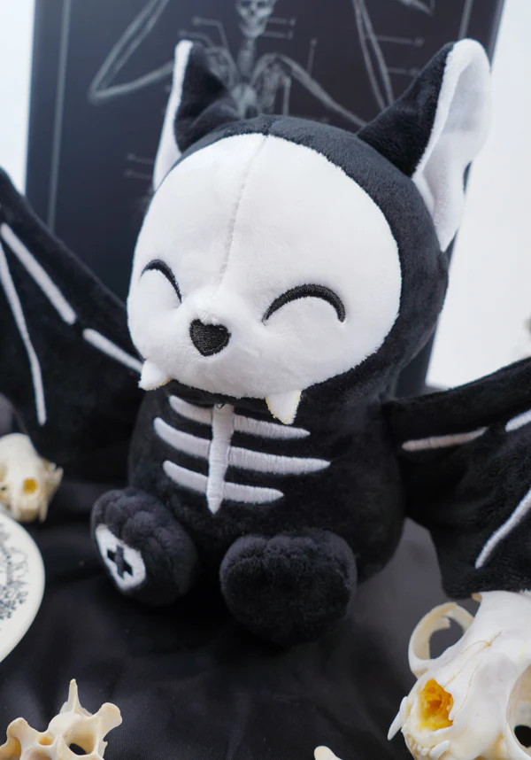 Skele Koumori-Chan [Black/White] | BAT PLUSH [CHASE VERSION AVAILABLE] - Image 9