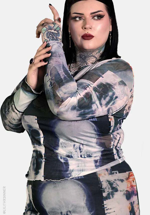 Skeletal | LONG SLEEVE TOP* - Image 4