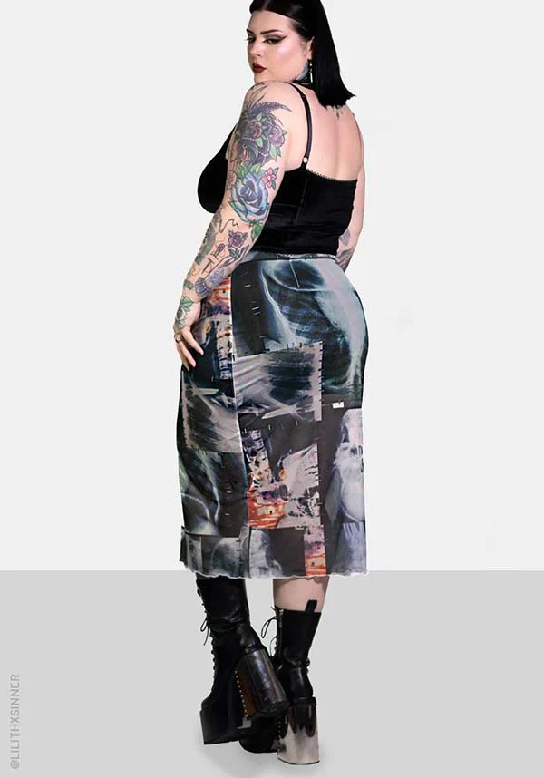Skeletal | MIDI SKIRT* - Image 5