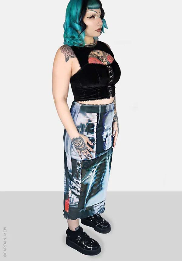 Skeletal | MIDI SKIRT* - Image 8