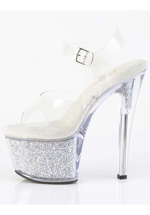 SKY-308RSI [Clear] | PLATFORM HEELS [PREORDER] - Image 4