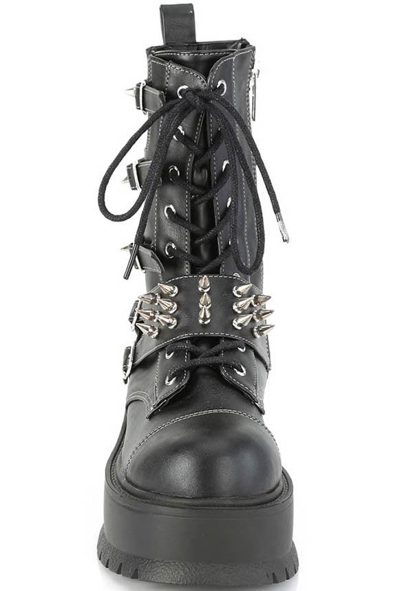 SLACKER-165 [Black] | PLATFORM BOOTS [PREORDER] - Image 2