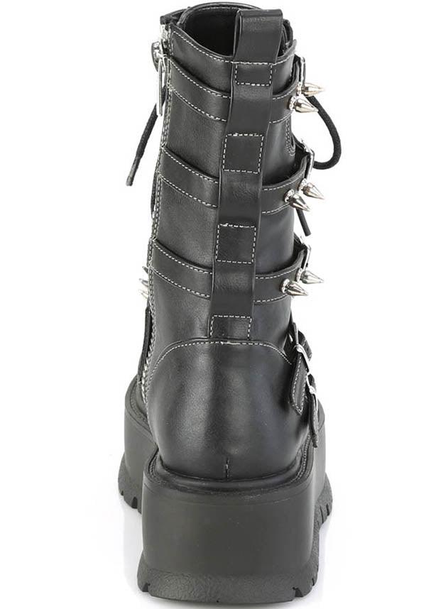 SLACKER-165 [Black] | PLATFORM BOOTS [PREORDER] - Image 4