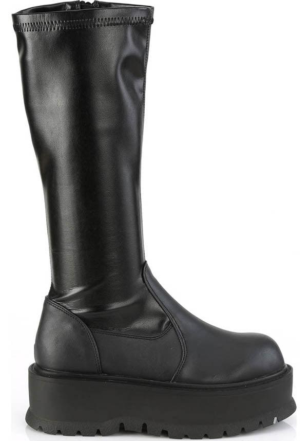 SLACKER-200 [Black] | PLATFORM BOOTS [PREORDER] - Image 5