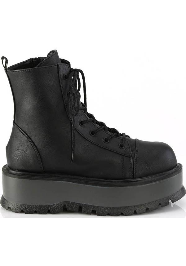 SLACKER-55 [Black] | PLATFORM BOOTS [PREORDER] - Image 5