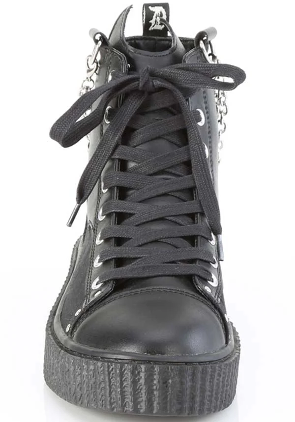 SNEEKER-230 [Black Canvas] | SNEAKERS [PREORDER] - Image 2
