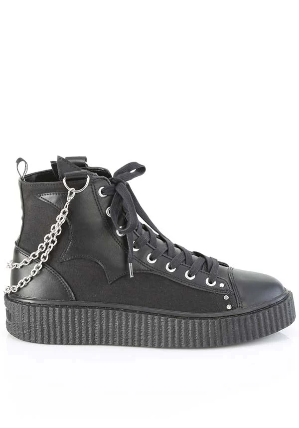 SNEEKER-230 [Black Canvas] | SNEAKERS [PREORDER] - Image 3
