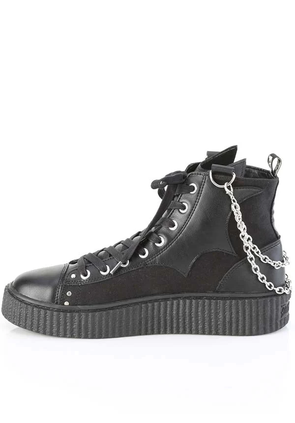 SNEEKER-230 [Black Canvas] | SNEAKERS [PREORDER] - Image 4