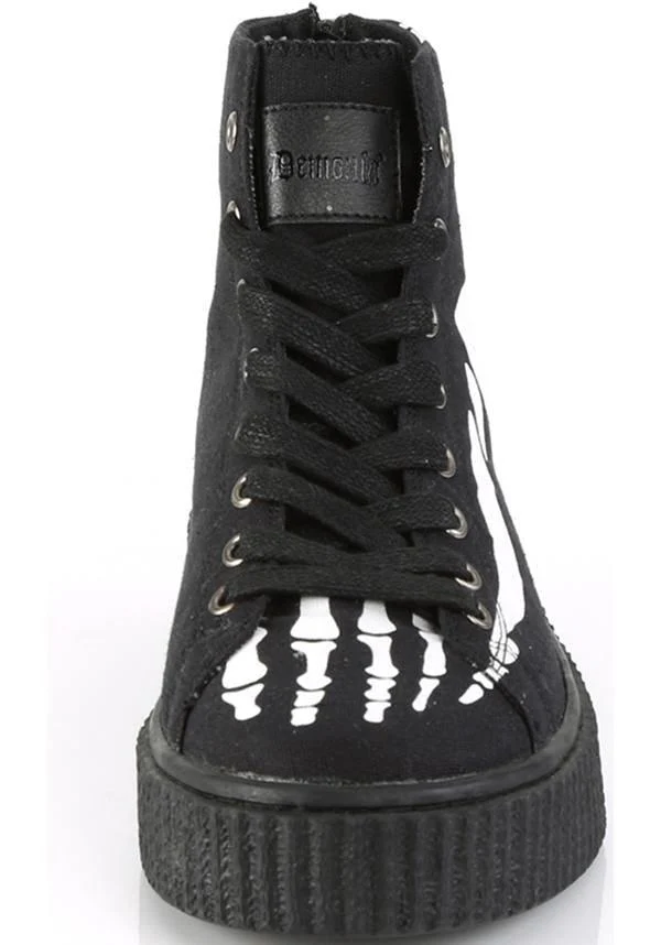 SNEEKER-252 [Black Canvas] | SNEAKERS [PREORDER] - Image 2