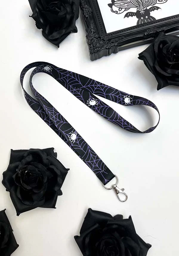 Spiderweb [Purple] | LANYARD - Image 3