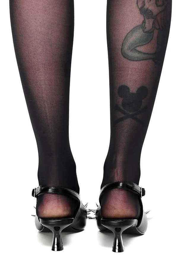 Spiked Sling Back | KITTEN HEELS - Image 2