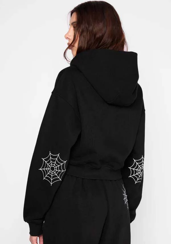 Spinnerette | CROPPED ZIP HOODIE - Image 4