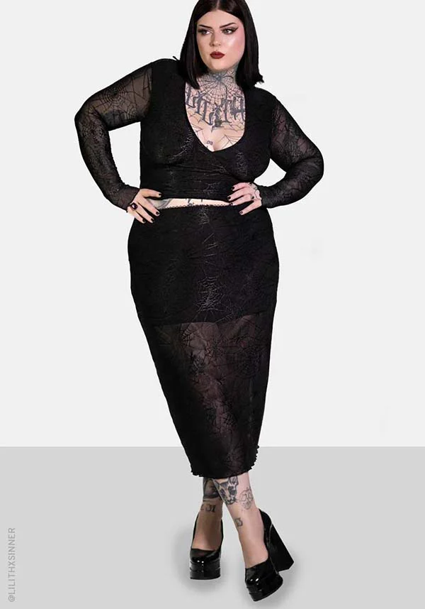 Spinnerette | MIDI SKIRT* - Image 2
