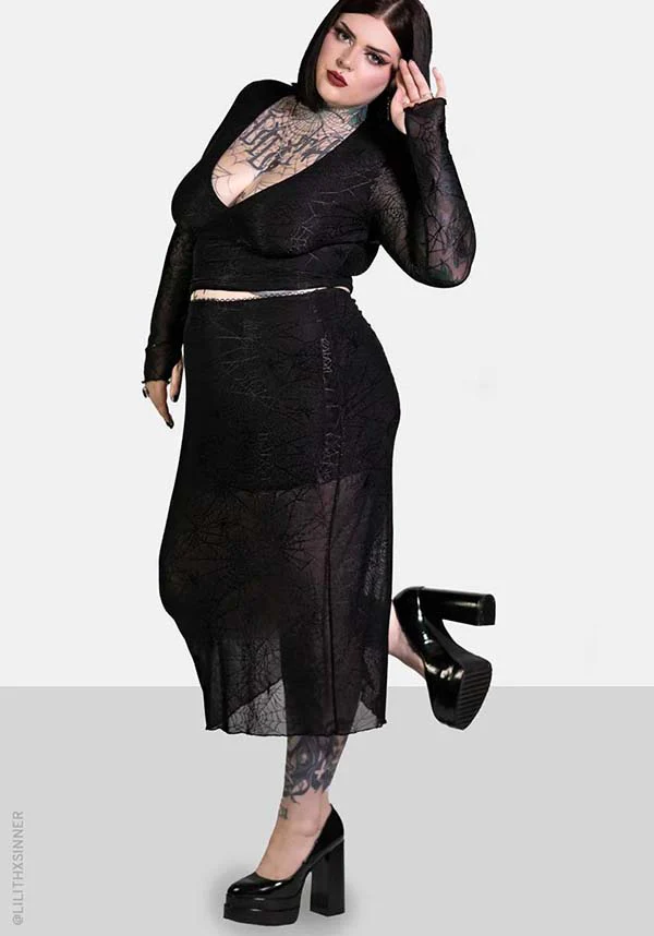 Spinnerette | MIDI SKIRT* - Image 5