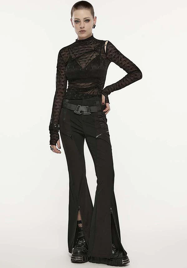 Splicing Tech | FLARED PANTS* - Image 3