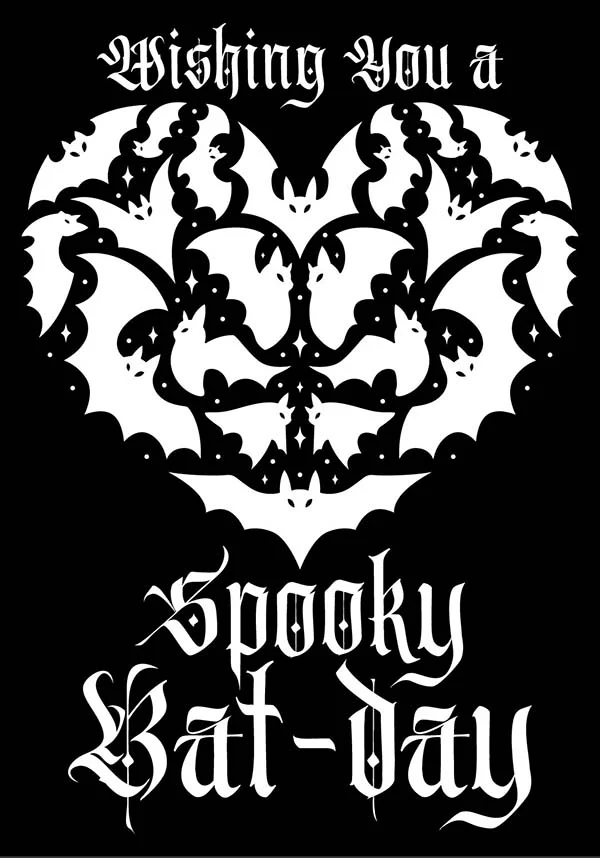 Spooky Bat-Day | GREETING CARD - Image 2