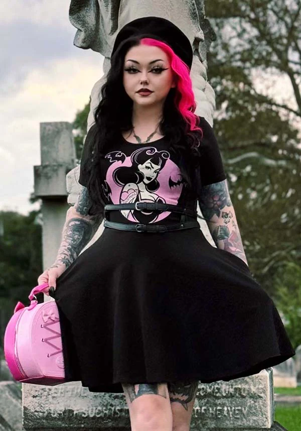 Spooky Pinup | RAGLAN SKATER DRESS** - Image 2