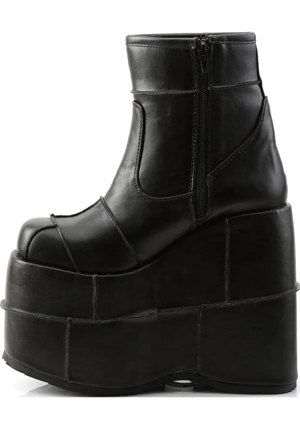 STACK-201 [Black] | PLATFORM BOOTS [PREORDER] - Image 3