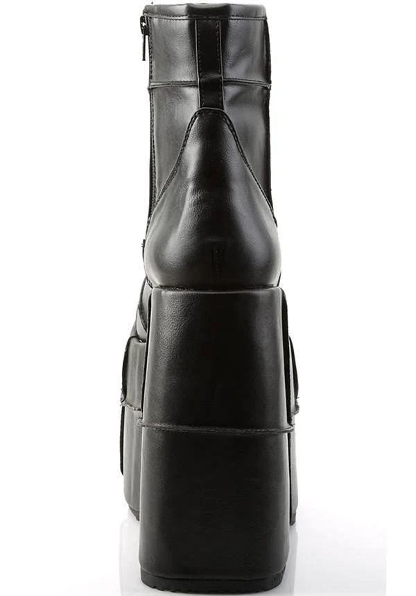 STACK-201 [Black] | PLATFORM BOOTS [PREORDER] - Image 4