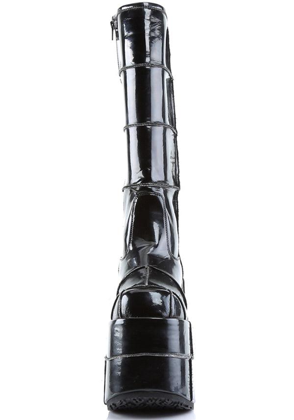 STACK-301 [Black Patent] | PLATFORM BOOTS [PREORDER] - Image 2