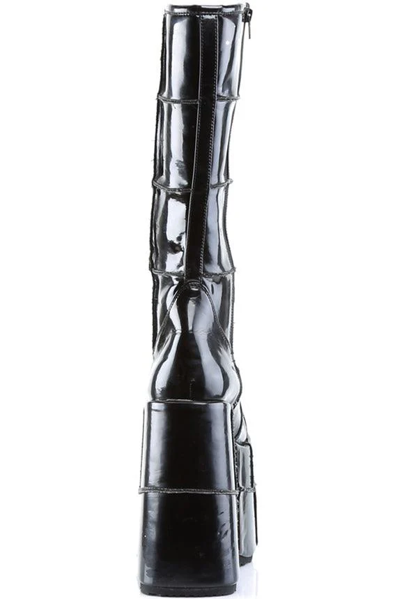 STACK-301 [Black Patent] | PLATFORM BOOTS [PREORDER] - Image 4
