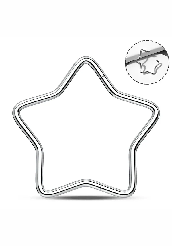Star [Titanium] Hinged | SEGMENT RING - Image 3