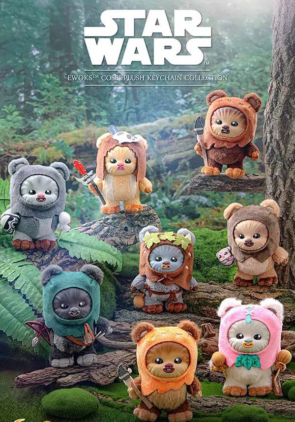 Star Wars: Ewoks Cosbi | PLUSH KEYCHAIN [BLIND BOX]