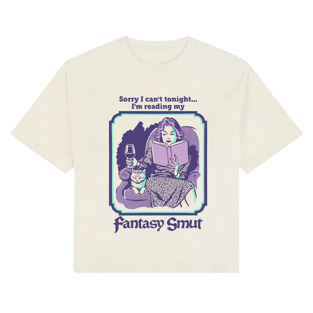 Steven Rhodes | Fantasy Smut Cream CROP TOP [PREORDER]