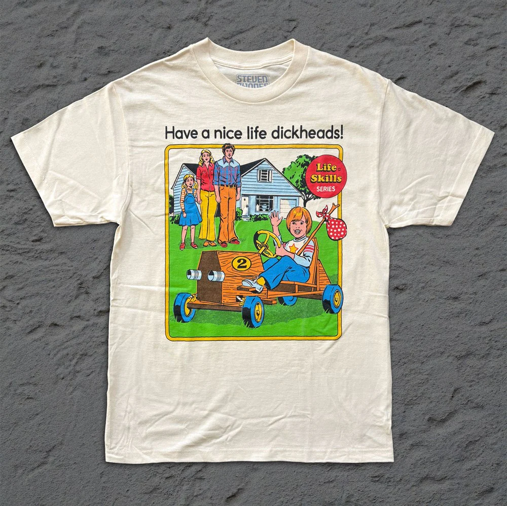 Steven Rhodes | Have a Nice Life [Cream] T-SHIRT [PREORDER]