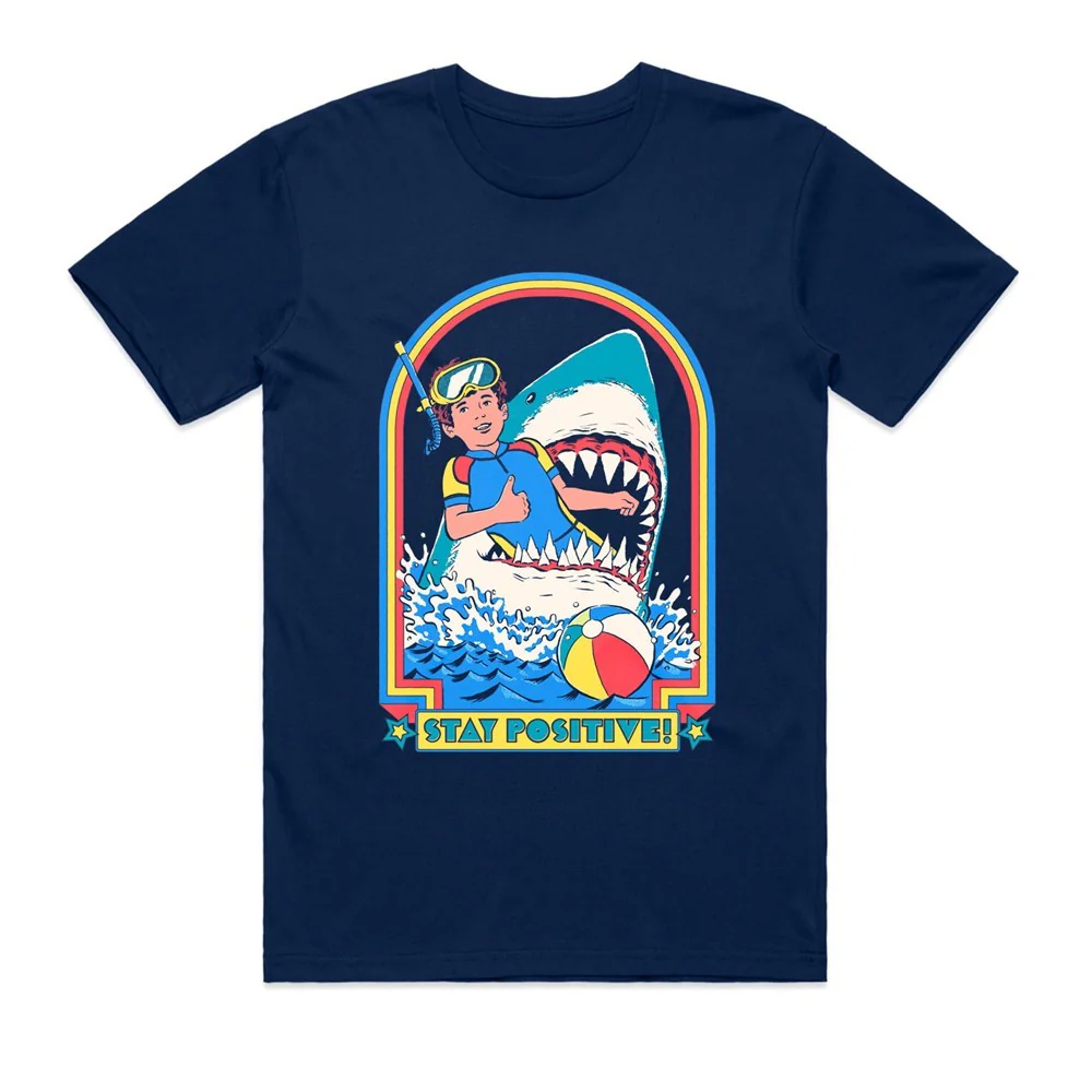 Steven Rhodes | Stay Positive [Navy] T-SHIRT [PREORDER]